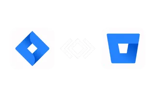 Jira and Bitbucket Logos