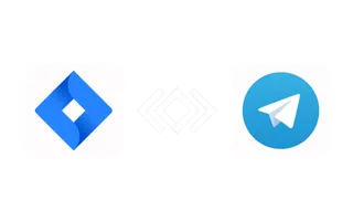 Jira and Telegram Logos